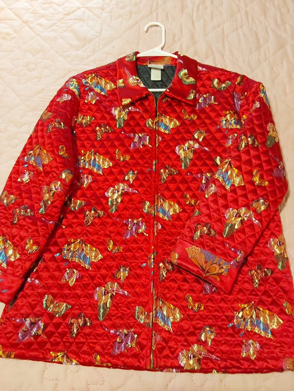 Vintage Neiman Marcus Quilted  Jacket  Sz L